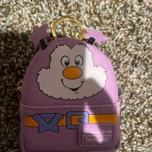 Rainbow Brite Exclusive Light Up Loungefly Mini Backpack Wallet & Mini Coin Pur - Picture 9 of 9